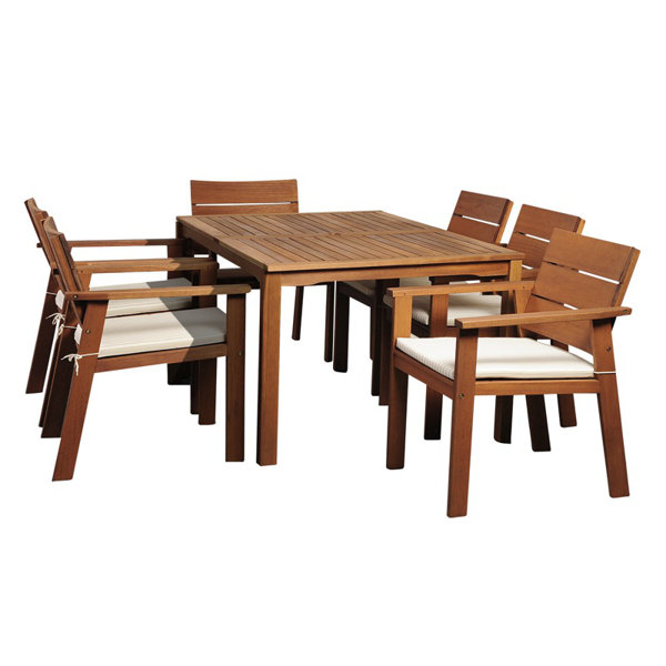 Outdoor Patio Dining Sets For 6 - Feito Comamorcarinho